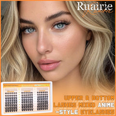 Ruairie Manga Lash Clusters weightless feel from soft fibers.