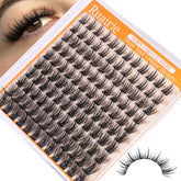 Ruairie wispy lash clusters for natural volume and easy application.