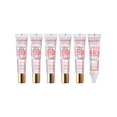 Ruby Kisses Broadway Vita-Lip gloss peach swatch showing vibrant shine