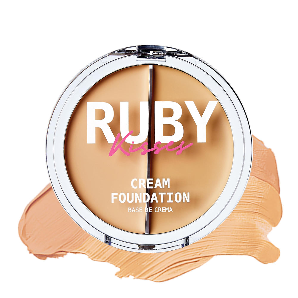 Ruby Kisses Cream Foundation 3D Face Creator tube delivers a smooth blend for a flawless base.