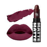 Ruby Kisses Berry Bossy lipstick swatch shows rich pigment for bold looks
