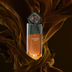 Rue Broca League Arena fragrance on shelf for confident evening style