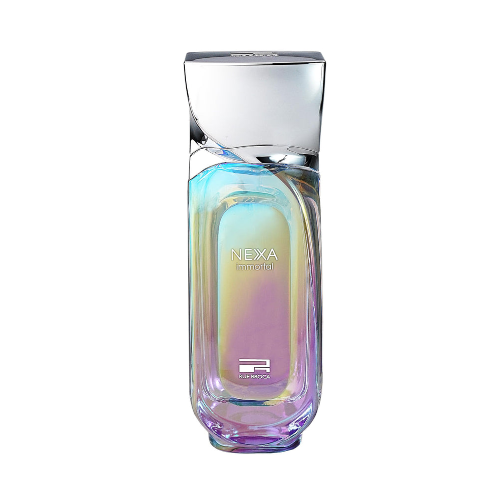 Rue Broca NEXA Immortal bottle presentation for premium masculine fragrance