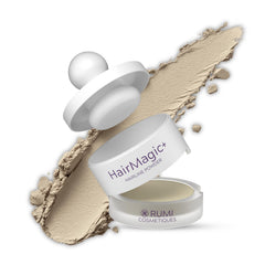 Rumi Cosmetiques HairMagic+ compact powder for instant root touch-up on the go.