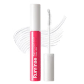 Ruminae Advanced Lash Repair Serum bottle closeup highlights PDRN and EGF for lash recovery potential.