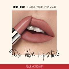 Runway Rogue 90s Vibe Front Row application close-up demonstrates smooth, buildable matte color.