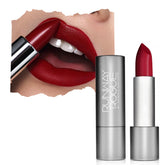Runway Rogue Celeb lip swatch shows rich berry-red color and creamy hydration.