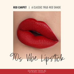 Runway Rogue 90s Vibe Lipstick matte texture demonstrates smooth glide and rich payoff