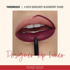 Runway Rogue built-in sharpener ensures precise, on-the-go lip definition.