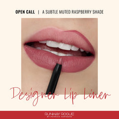 Close-up of the built-in sharpener on the Runway Rogue Open Call pencil.