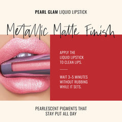 Go See swatches on arm showing gold-rose shimmer.