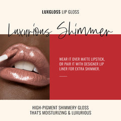 Close-up of LuxGloss applicator for precise, single-swipe color