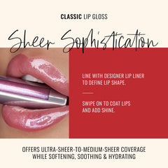The moisturizing formula uses jojoba and aloe for soft lips.