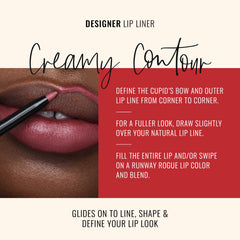 Open Call matte raspberry shade applied for subtle, modern lip color.