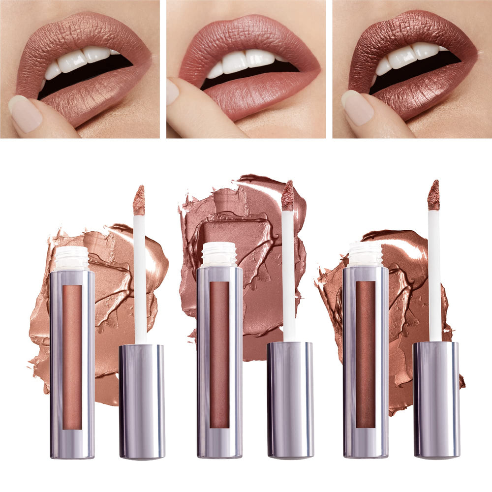 Runway Rogue Silk Glam Couture lipstick swatch showing golden-nude shimmer for day-to-night looks