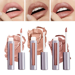 Runway Rogue Silk Glam Paparazzi lip color in tube, peachy-nude shade for daily elegance.
