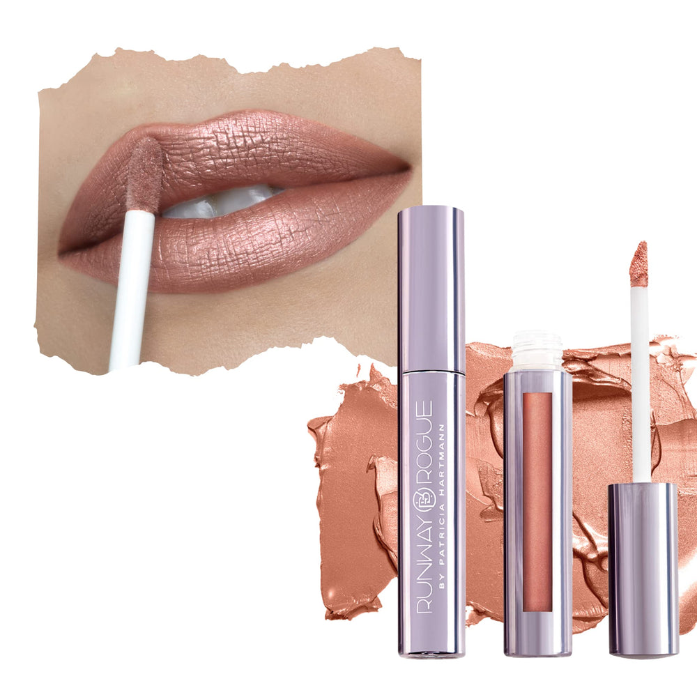Runway Rogue Silk Glam Couture packaging close-up with a premium frosted finish.