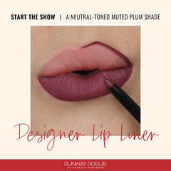 Close-up of built-in sharpener on Runway Rogue Start the Show pencil