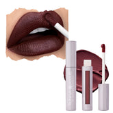 Runway Rogue Velvet Glam Call My Agent swatch in burgundy blackberry.