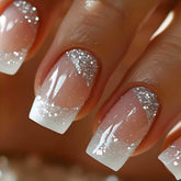 RUOKEXIN White French Tip nails for a salon-style at-home manicure.