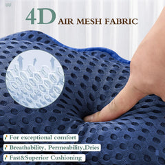 RUVINCE back and shoulder padding provides upper-body support while soaking.
