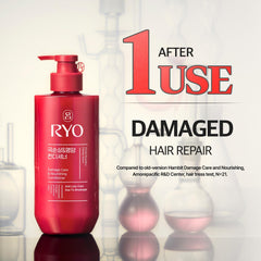 Ryo ingredients jar featuring Korean ginseng and caffeine for root support.