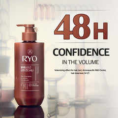 RYO Strengthen & Volume Conditioner rich foamy lather on hair care routine