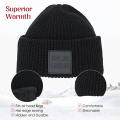 S-noilite Beanie Wig 18-inch length adds volume for quick styling