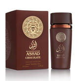 SAADAH Ashad Chocolate EDP bottle with bold pink pepper note for evening wear