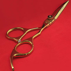 Saaqaans MSS-03 barber scissor close-up showing sharp, durable blades for clean snips.