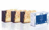 SABUN NATURALLY LAVISH Pine Tar Loofah Soap Bar for exfoliation and hydration.