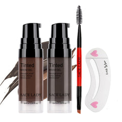 SACE LADY eyebrow gel set with two colors and brushes for defined brows all day