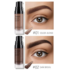 SACE LADY long-wear brow gel keeps natural color in place.