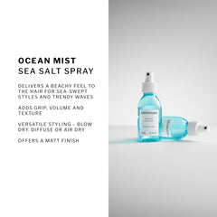 SACHAJUAN Ocean Mist being used for air-dried styling demonstrates natural finish.