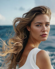 SACHAJUAN Ocean Mist close-up highlights creamy texture and wave-inspired finish.