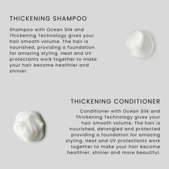 SACHAJUAN Thickening Conditioner bottle detangles and nourishes for fuller movement