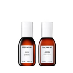 SACHAJUAN Thickening Shampoo bottle delivers lightweight volume for fine hair
