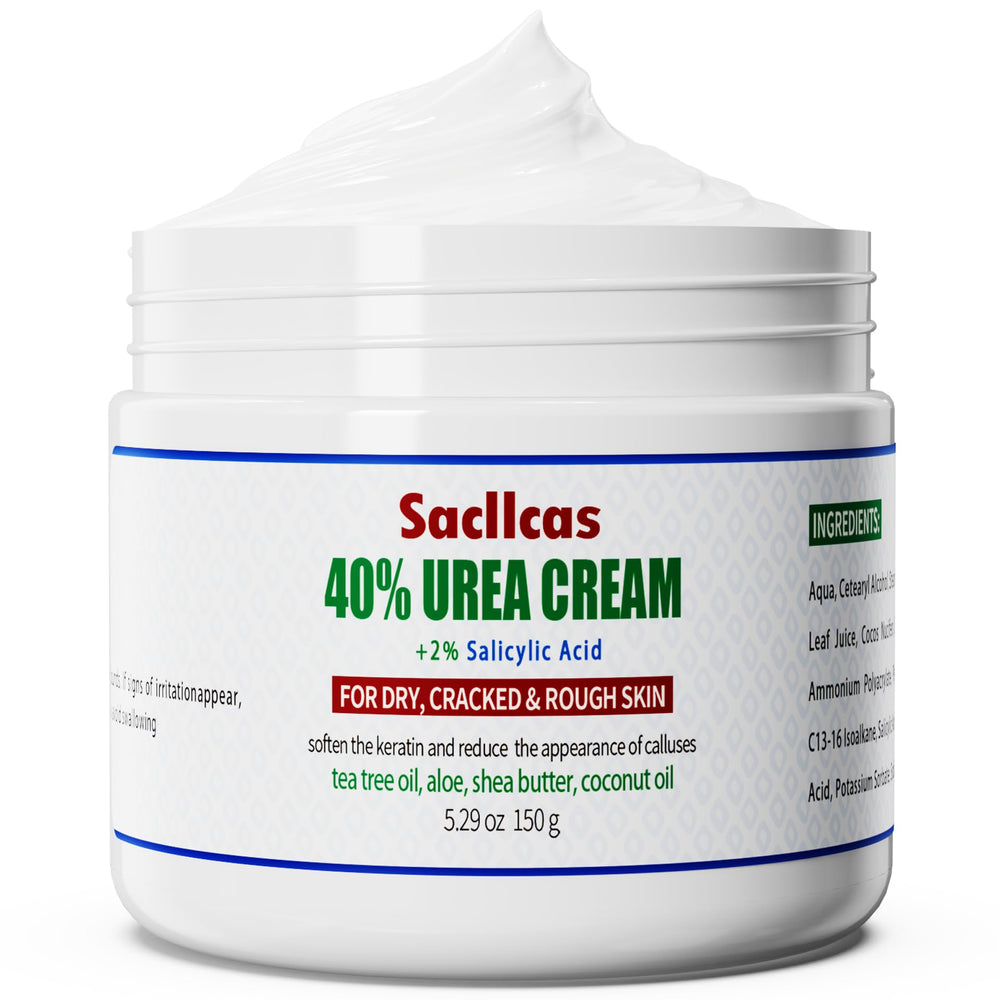SACLLCAS Urea Cream 40% foot cream for deep hydration and soft skin.