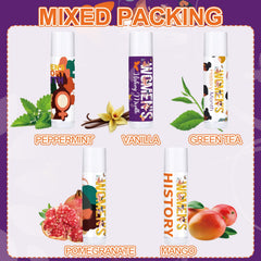 Sacubee lip balm with white and purple design, ideal awareness gifts