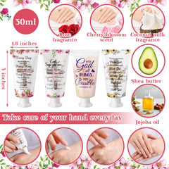 Sacubee travel-size hand cream with verses for on-the-go care