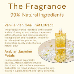 Arabian jasmine petals infused for skin hydration and elasticity support