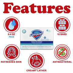 Safeguard micellar bar soap hands closeup shows gentle cleansing for daily use