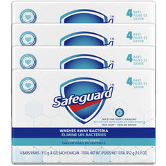 Safeguard micellar bar soap packaging highlights value of a 4-pack for families