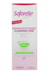 Saforelle burdock and aloe soothing extracts close-up highlighting calming botanicals