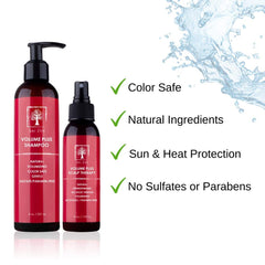 Sai Zen Volume Plus Duo display showing complete hair care routine.