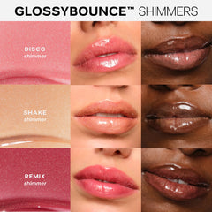 Saie Glossybounce packaging cap and tube for a luxe look