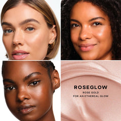 Close-up of Starglow gel texture showing weightless, blendable formula.