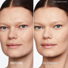 Saie Slip Tint skin swatch reveals blendable formula and seamless finish
