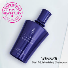 Saints & Sinners Velvet Divine Shampoo with avocado oil and keratin amino acids.