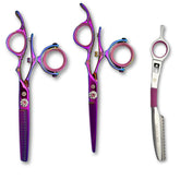 Saki Kohana pink swivel cutting shears 5.5 inch for precise professional cuts